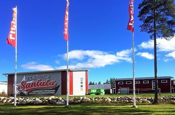 Maalämpö ja -jäähdytys yrityskiinteistössä, Mainos Santala
