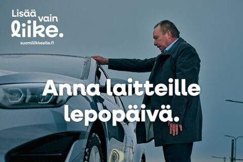 Lisää vain liike -banneri