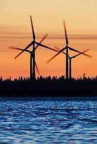 Tuulivoimaloita Ajoksessa