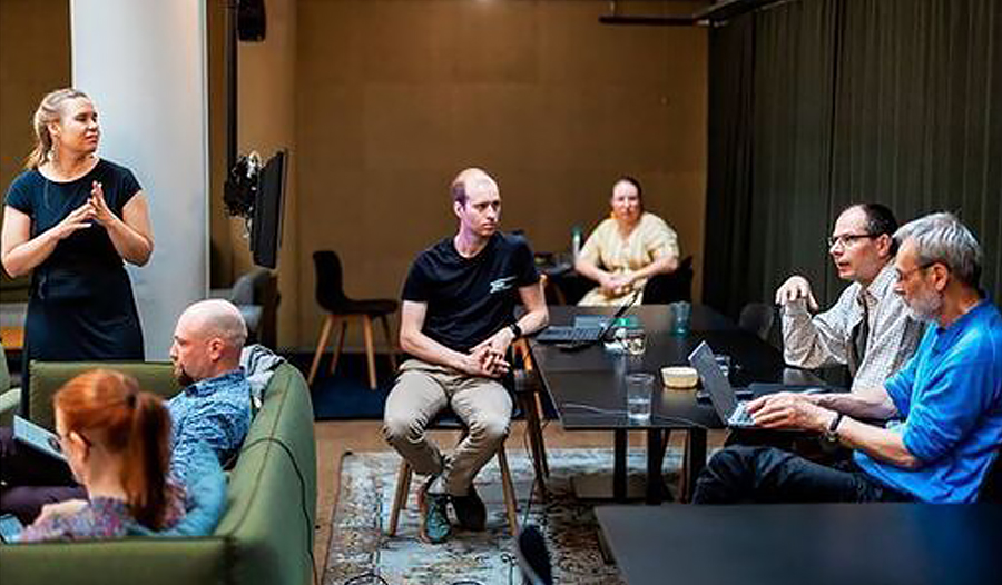 Vaikuttavuuskiihdyttämön etäpaivän tilaisuus käynnissä