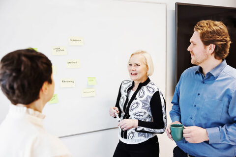 Elina Fast, Sirpa Mustonen ja Veli-Matti Virtanen – Motiva Oy