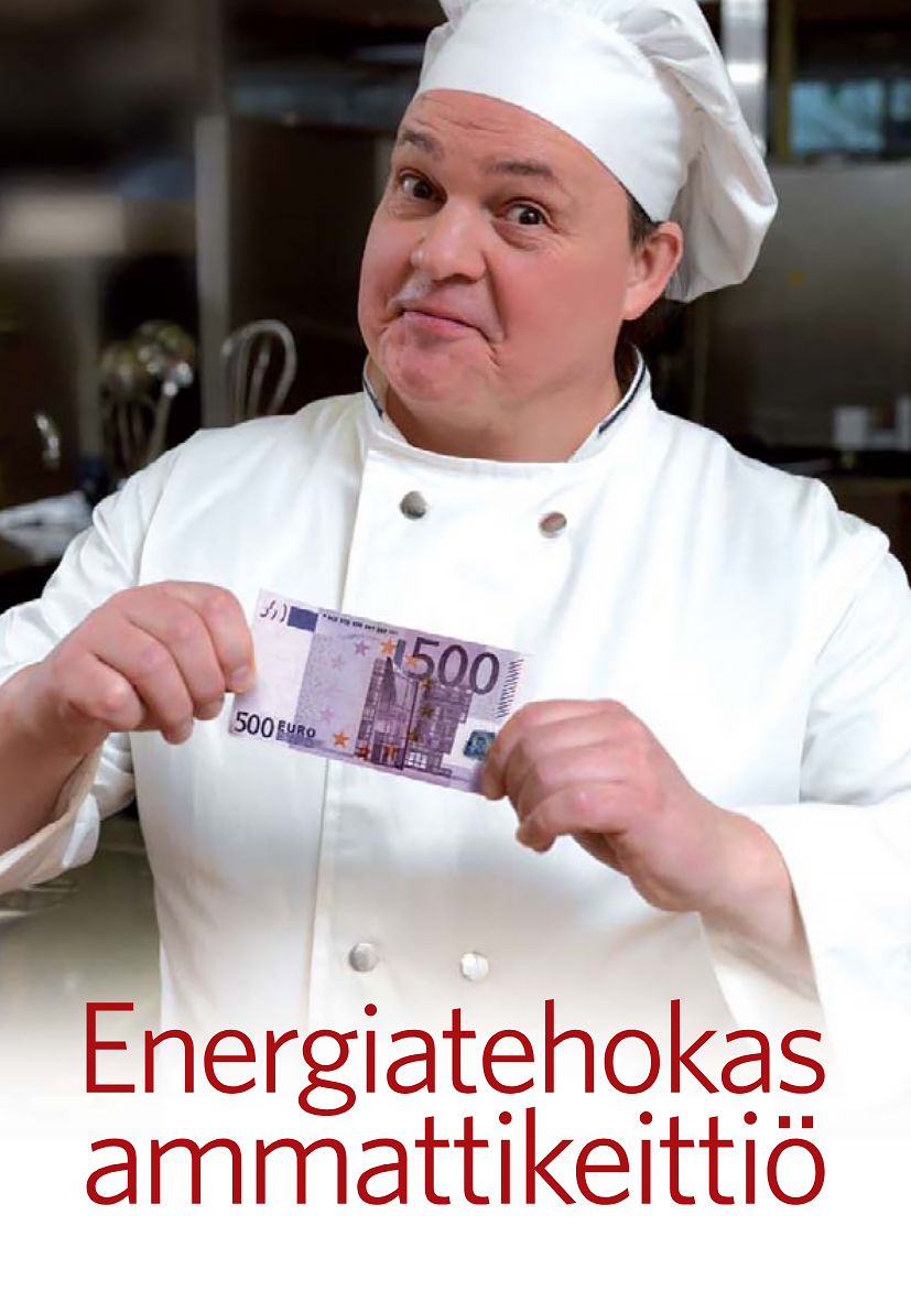 Energiatehokas ammattikeittiö -julkaisun kansi