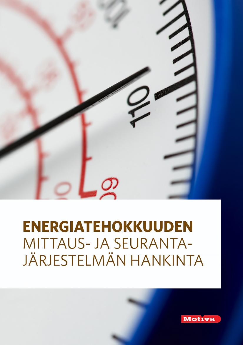 Energiatehokkuuden mittaus- ja seurantajärjestelmän hankinta -julkaisun kansi