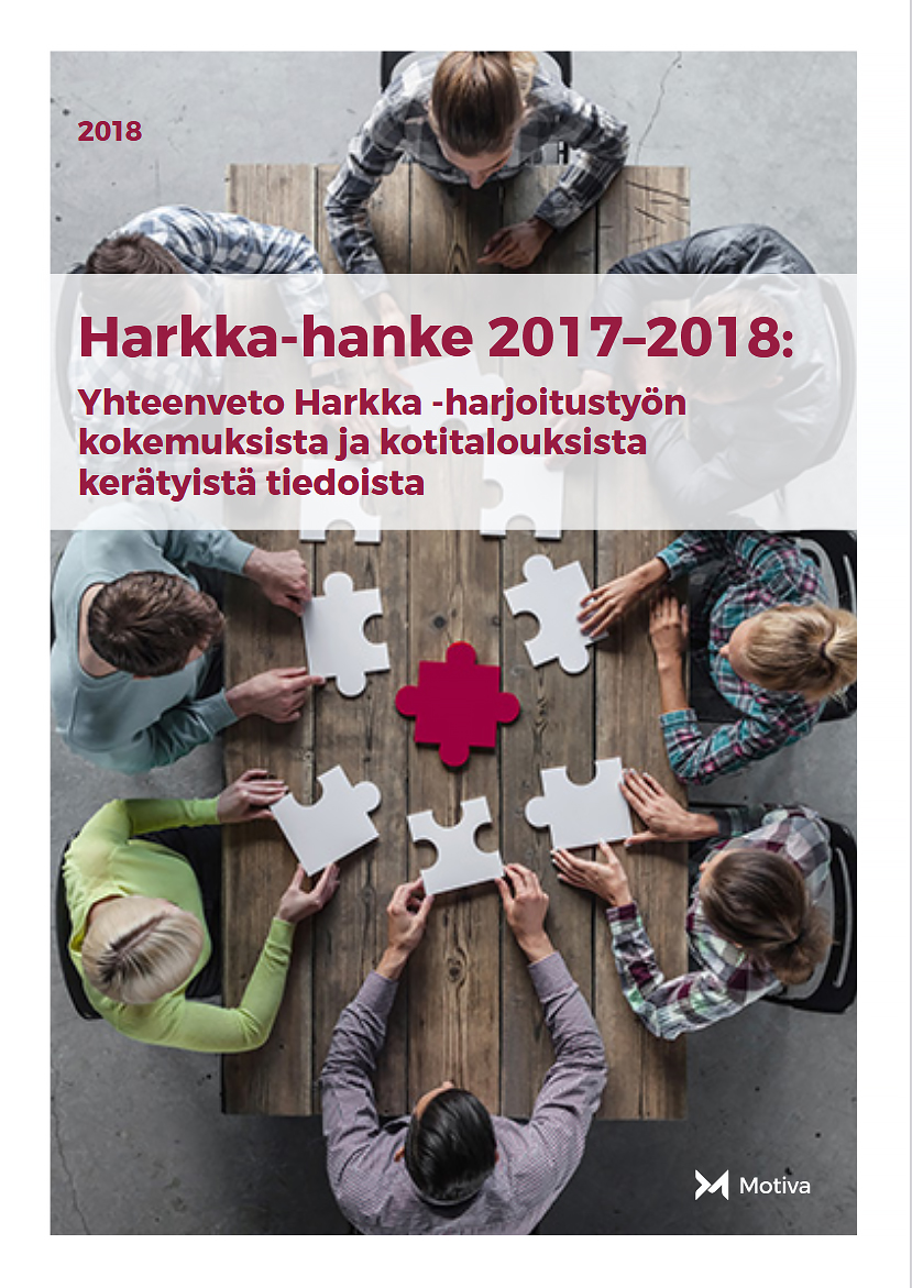 Harkka-hanke 2017-2018 – Yhteenveto Harkka-harjoitustyön kokemuksista ja kotitalouksista kerätyistä tiedoista