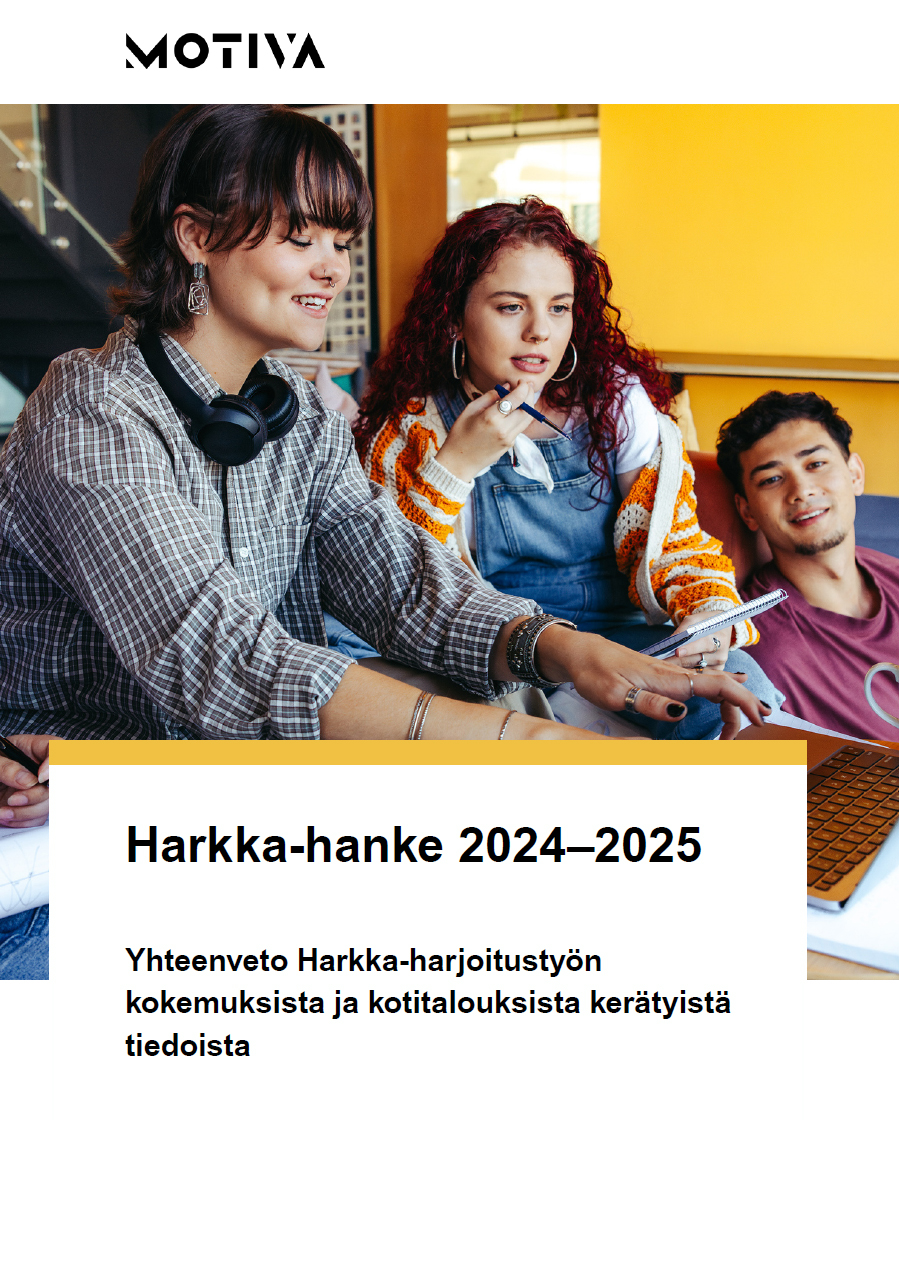 Harkka-hanke 2024-2025 – Yhteenveto Harkka-harjoitustyön kokemuksista ja kotitalouksista kerätyistä tiedoista
