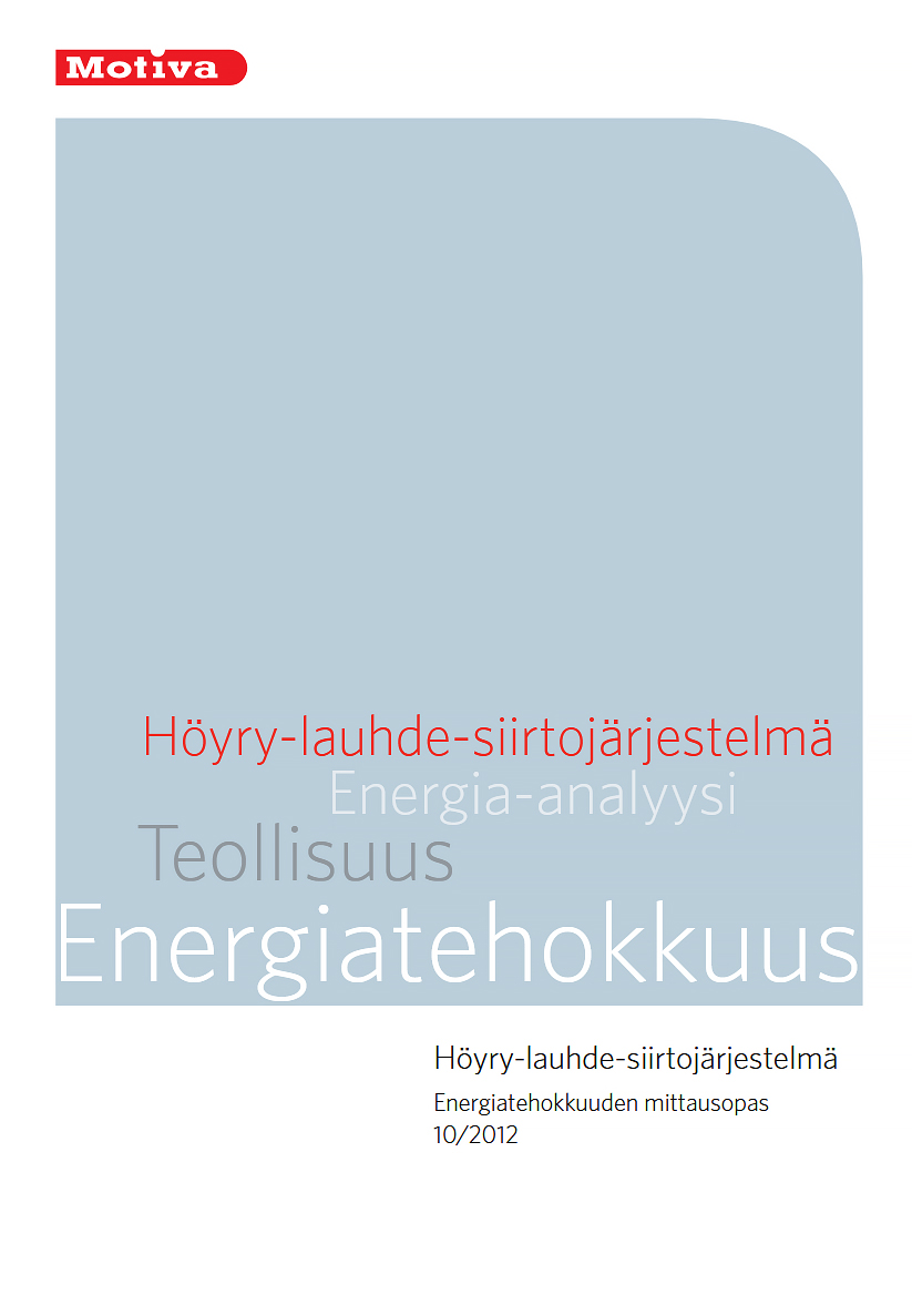 Höyry-lauhde-siirtojärjestelmä – Energiatehokkuuden mittausopas