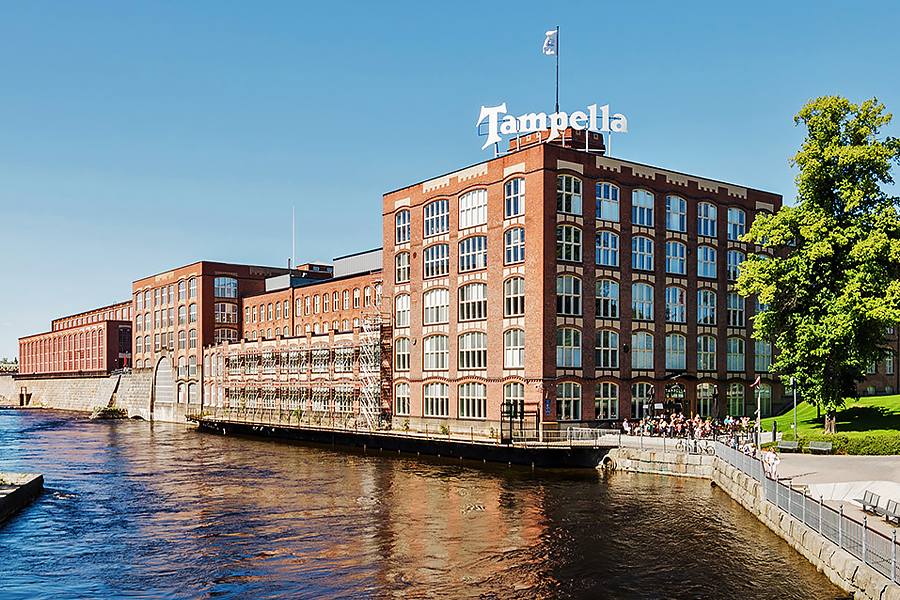 OP-Kiinteeistöt – Tampaellan rakennuksen julkisivu