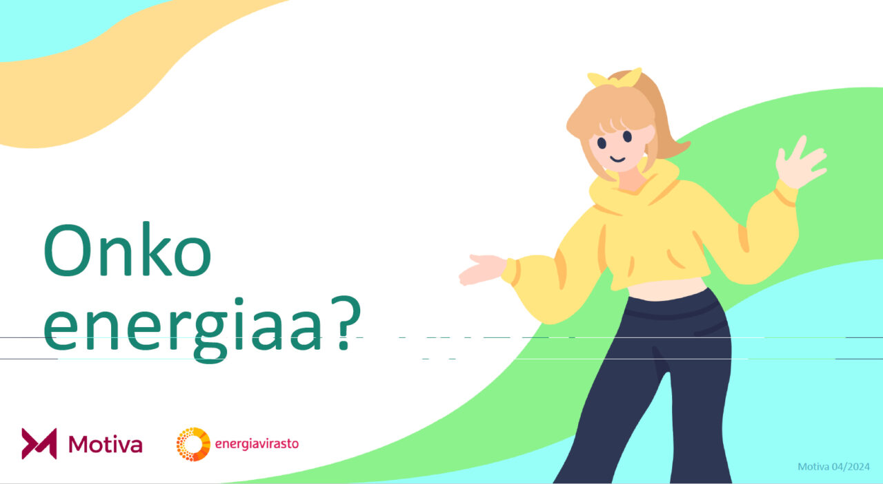 Onko energiaa?