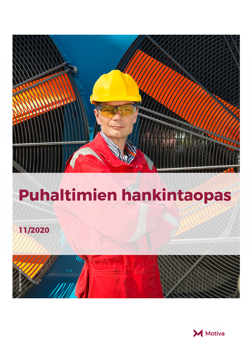Puhaltimien hankintaoppaan kansikuva