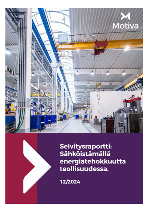 Selvitysraportti – Sähköistämällä energiatehokkuutta teollisuudessa