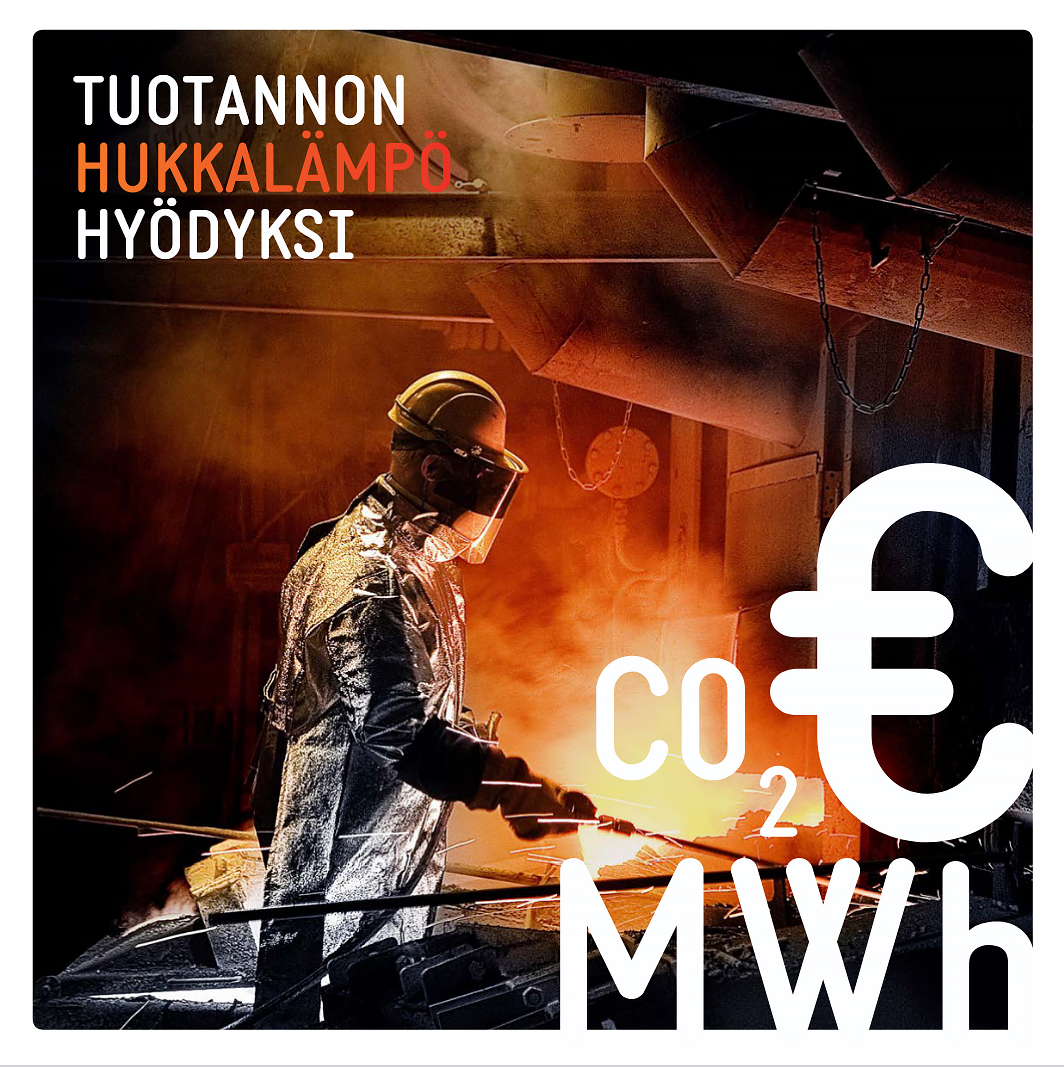 Tuotannon hukkalämpö hyodyksi -julkaisun kansikuva