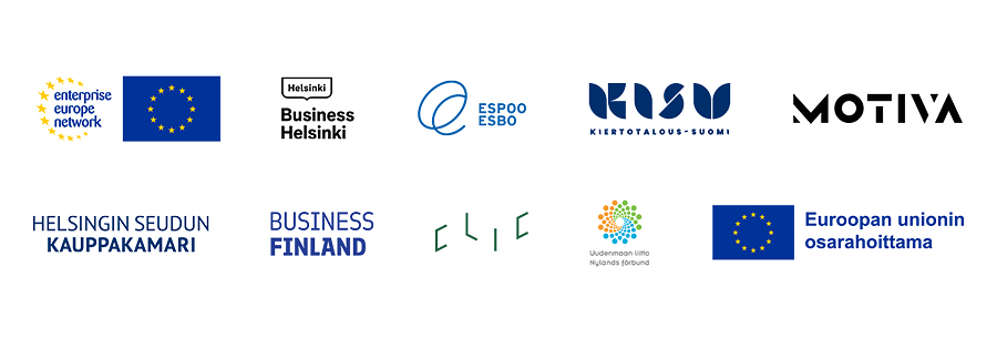 Kauppakamarin-Kauppakamarin webinaarien järjestäjätahojen logokollaasi