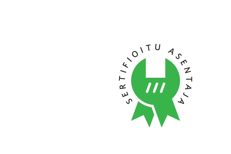 Sertifioitu-asentaja -logo