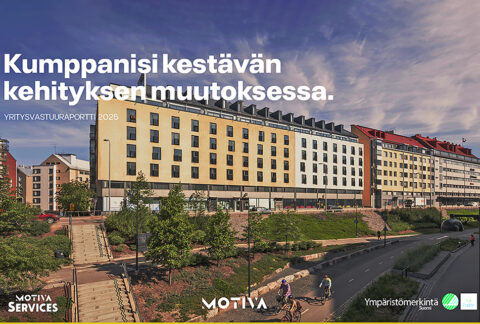Motivan yritysvastuuraportti 2025 -kansi