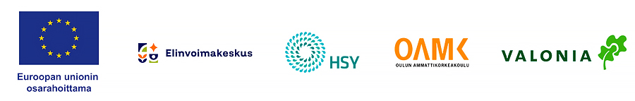 HSY:n koordinoiman talvihankkeeseen osallistuneiden tahojen logot